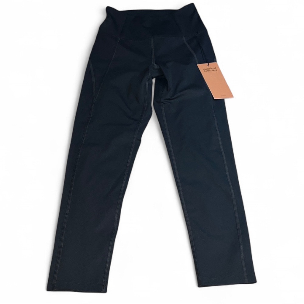 Girlfriend Collective Hi Rise Compressive Leggings in Black NWT